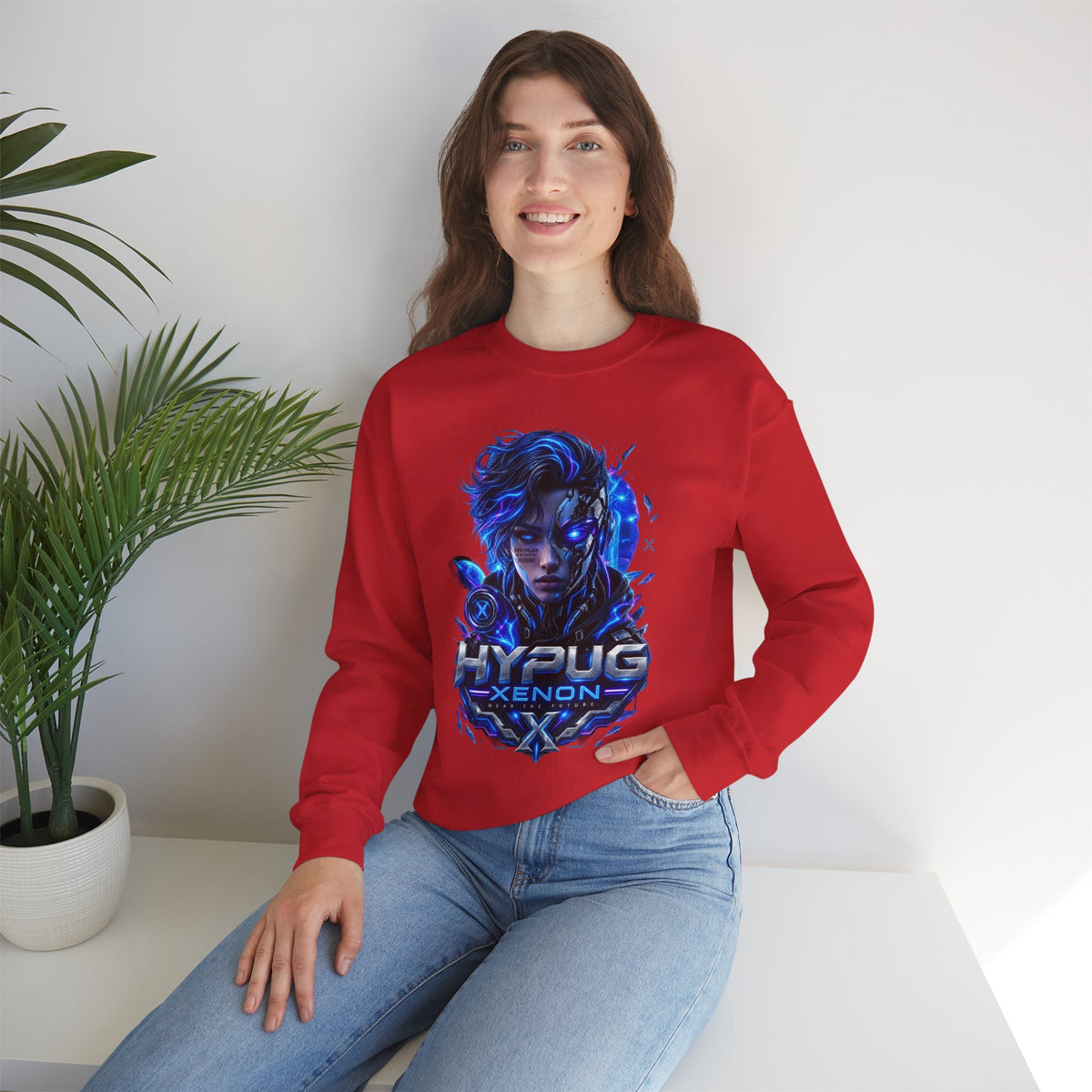 HYPUG XENON — DIGITAL FLUX SWEATSHIRT