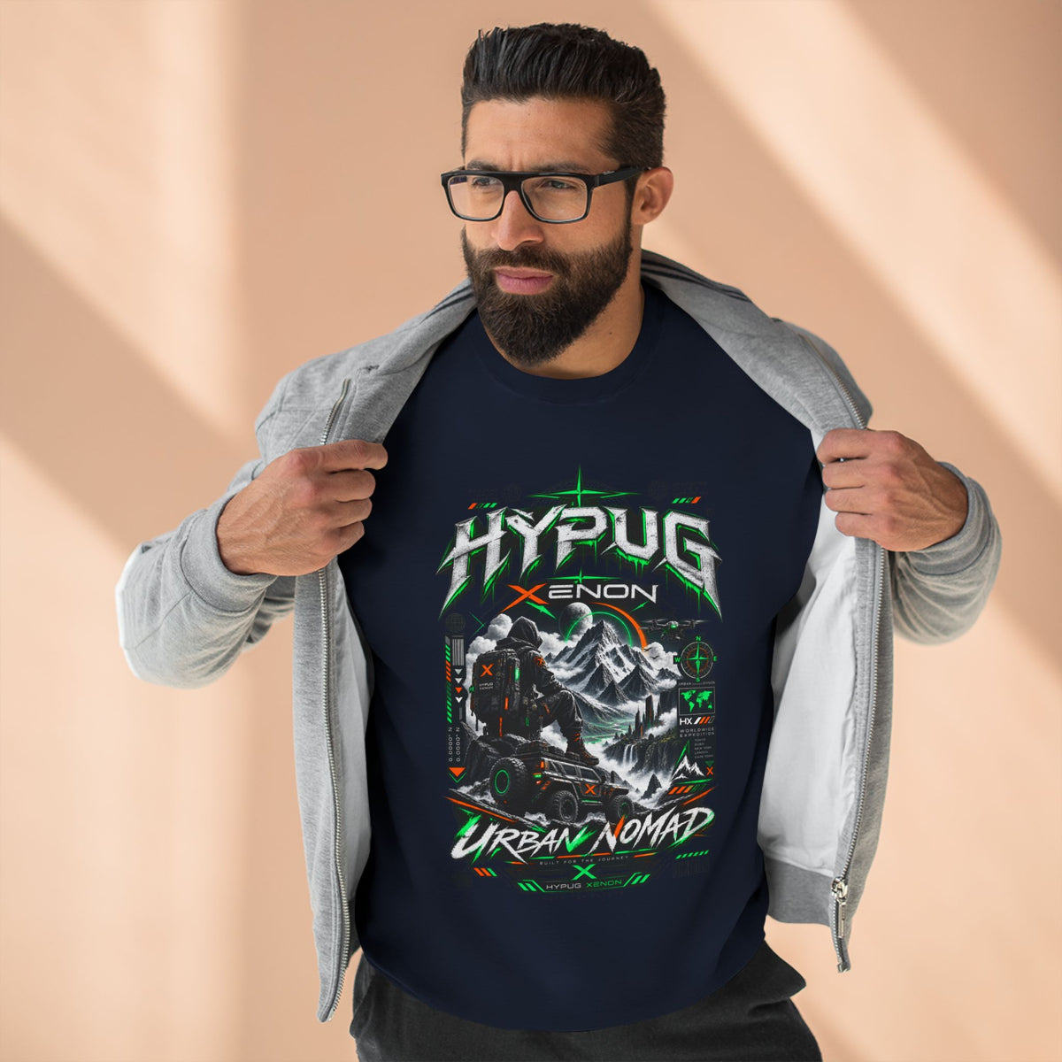 Hypug Xenon - Urban Nomad Sweatshirt — Drop 01