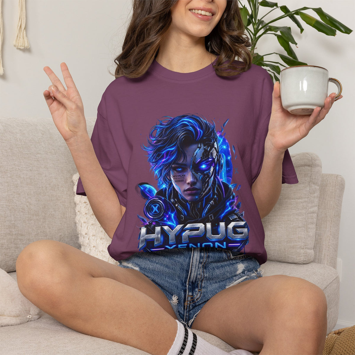 HYPUG XENON — DIGITAL FLUX T-SHIRT