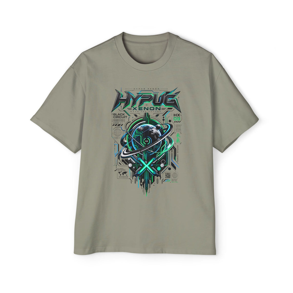 HYPUG XENON BLACK CIRCUIT T-Shirt — DROP 01