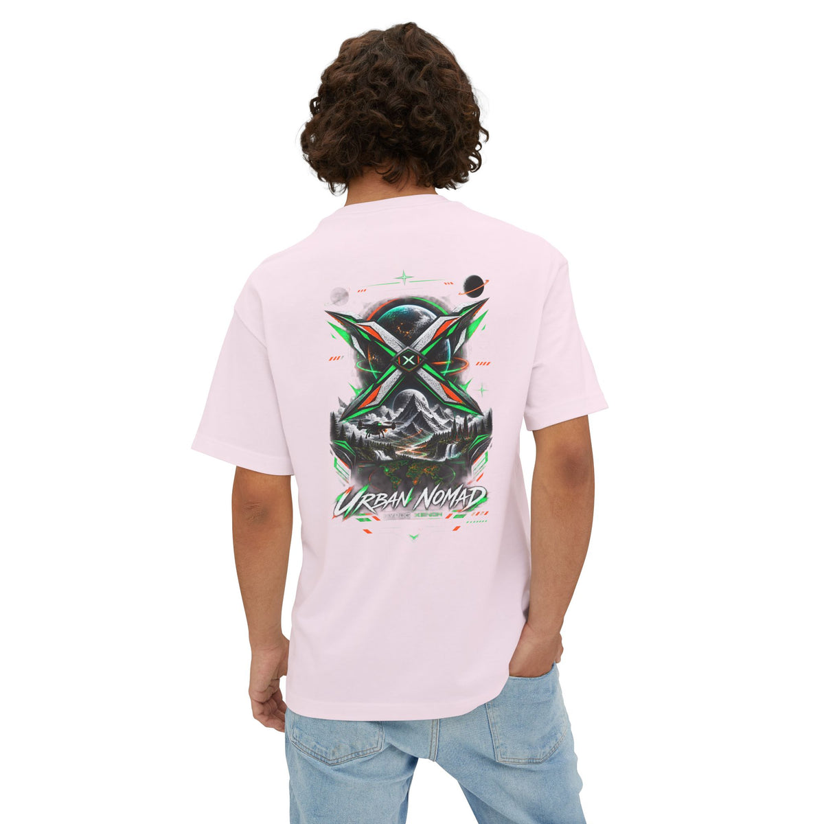 Urban Nomad Graphic Tee — HYPUG Xenon Mountain Explorer Design