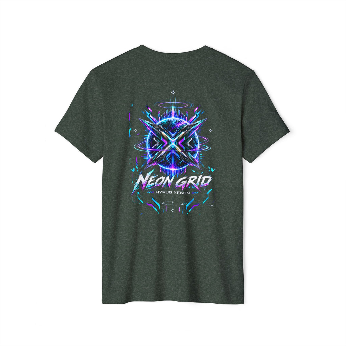HYPUG XENON Neon Grid T-Shirt — Drop 01