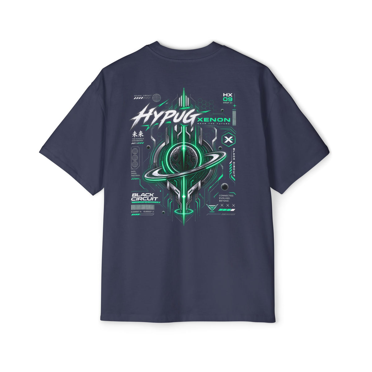 HYPUG XENON BLACK CIRCUIT T-Shirt — DROP 01