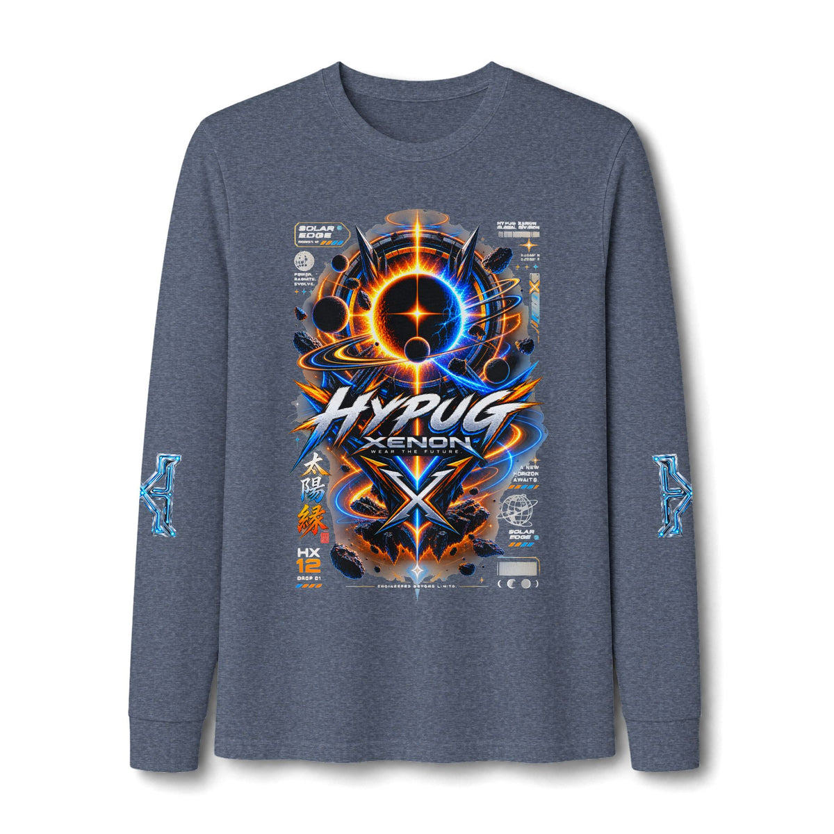HYPUG XENON SOLAR EDGE Long Sleeve Tee — DROP 01