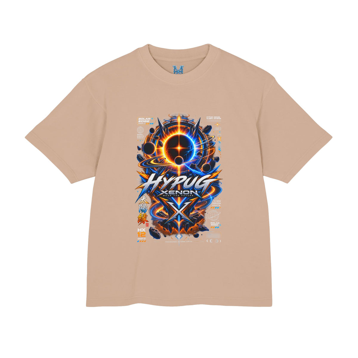 HYPUG XENON SOLAR EDGE T-shirt  — DROP 01