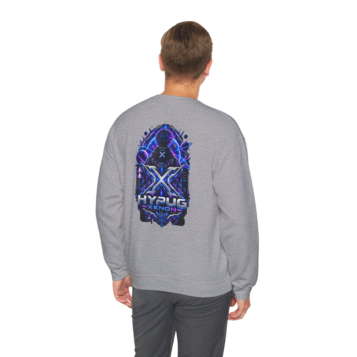 HYPUG XENON — DIGITAL FLUX SWEATSHIRT