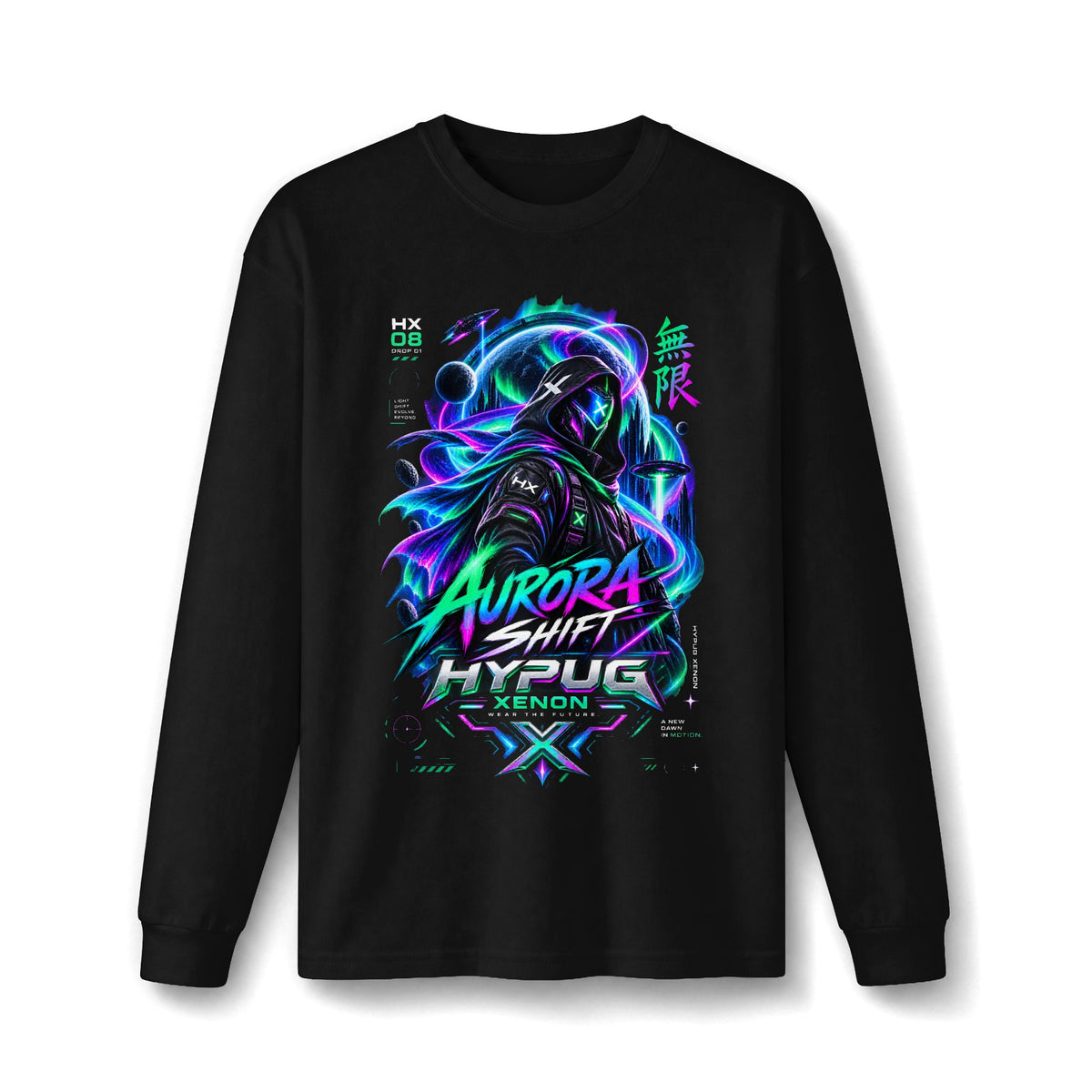 HYPUG XENON Aurora Shift Long Sleeve — Drop 01