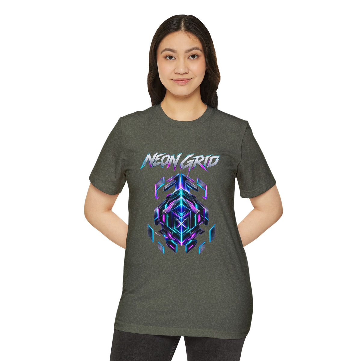 HYPUG XENON Neon Grid T-Shirt — Drop 01