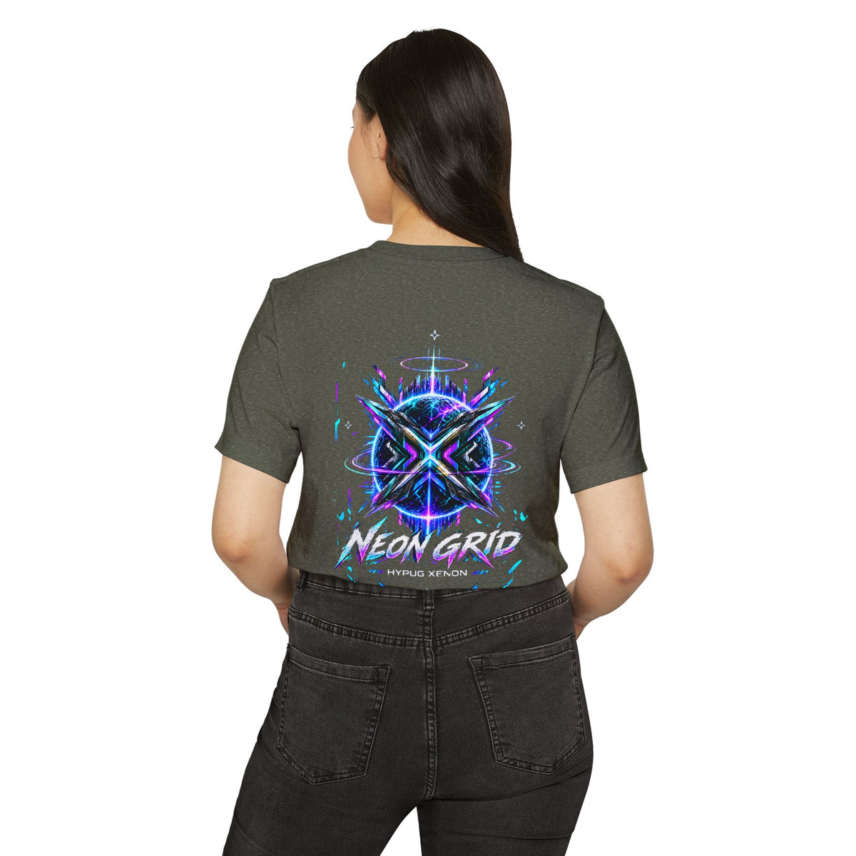 HYPUG XENON Neon Grid T-Shirt — Drop 01