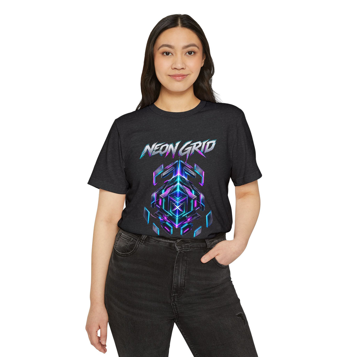 HYPUG XENON Neon Grid T-Shirt — Drop 01