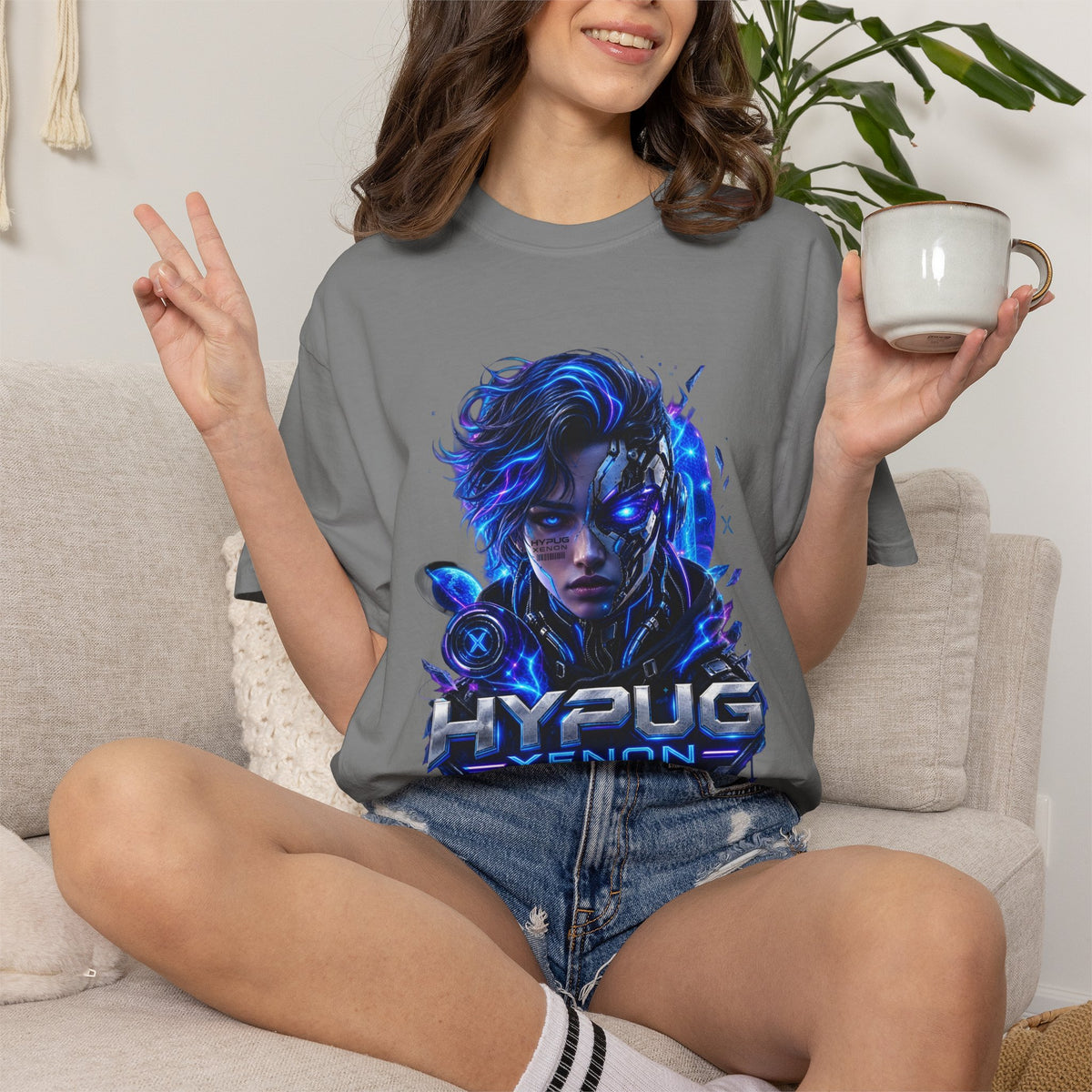 HYPUG XENON — DIGITAL FLUX T-SHIRT