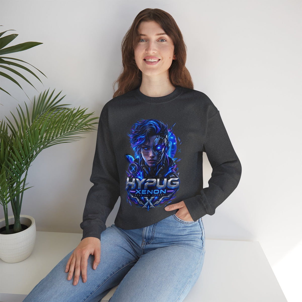 HYPUG XENON — DIGITAL FLUX SWEATSHIRT