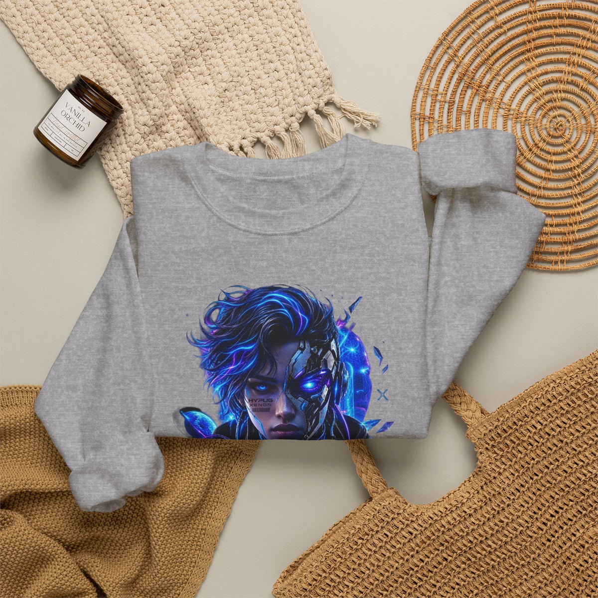HYPUG XENON — DIGITAL FLUX SWEATSHIRT