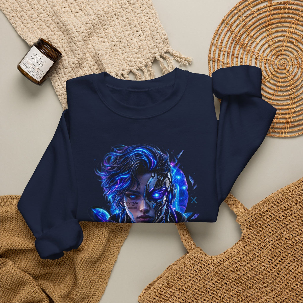 HYPUG XENON — DIGITAL FLUX SWEATSHIRT