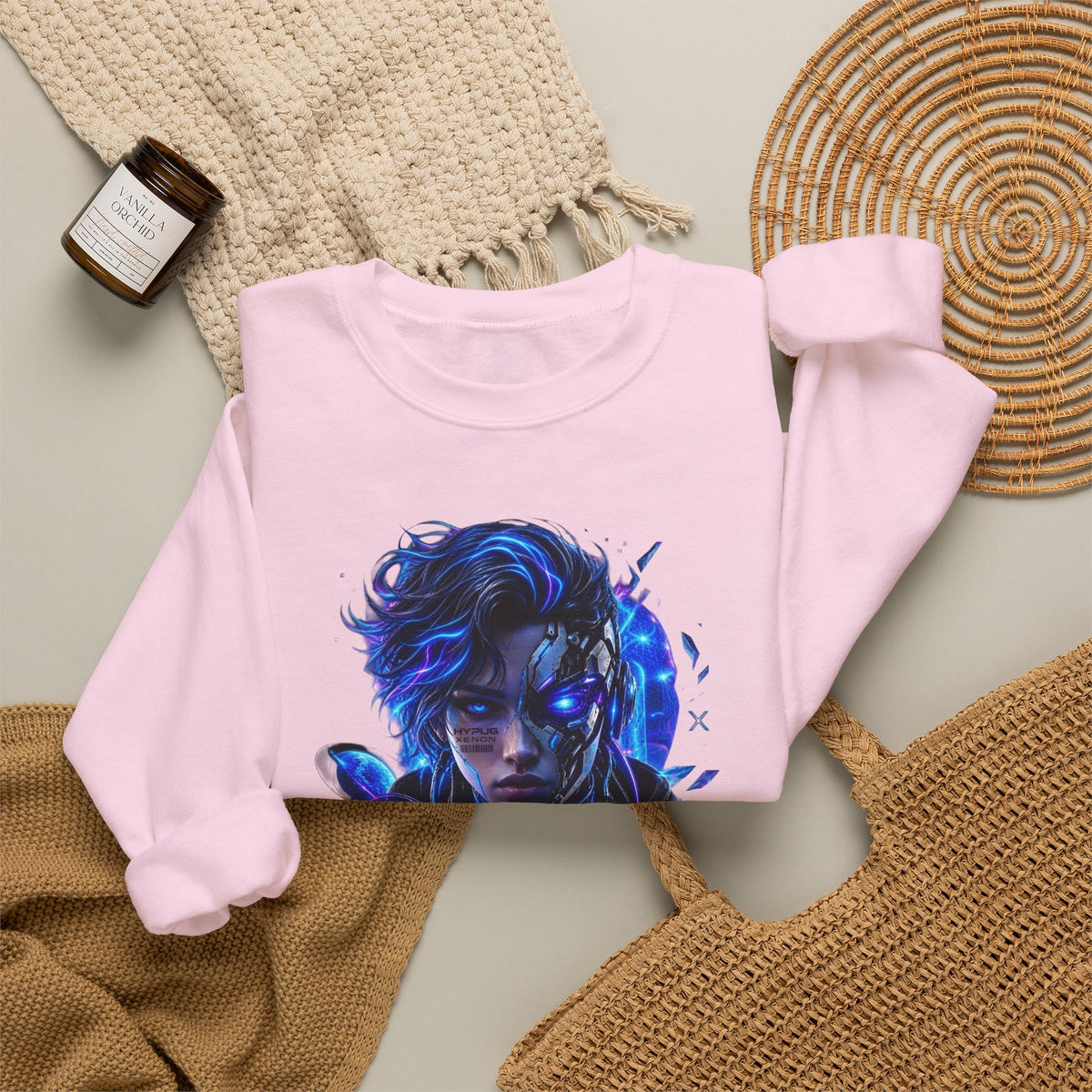 HYPUG XENON — DIGITAL FLUX SWEATSHIRT