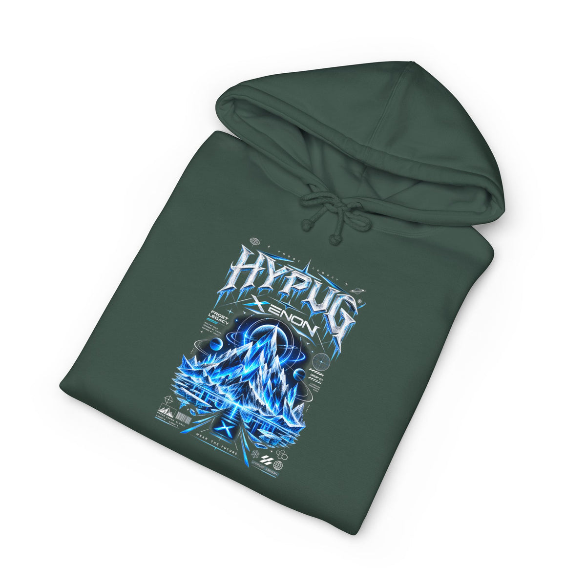 HYPUG XENON  Hoodie  Frost Legacy™ — Drop 01