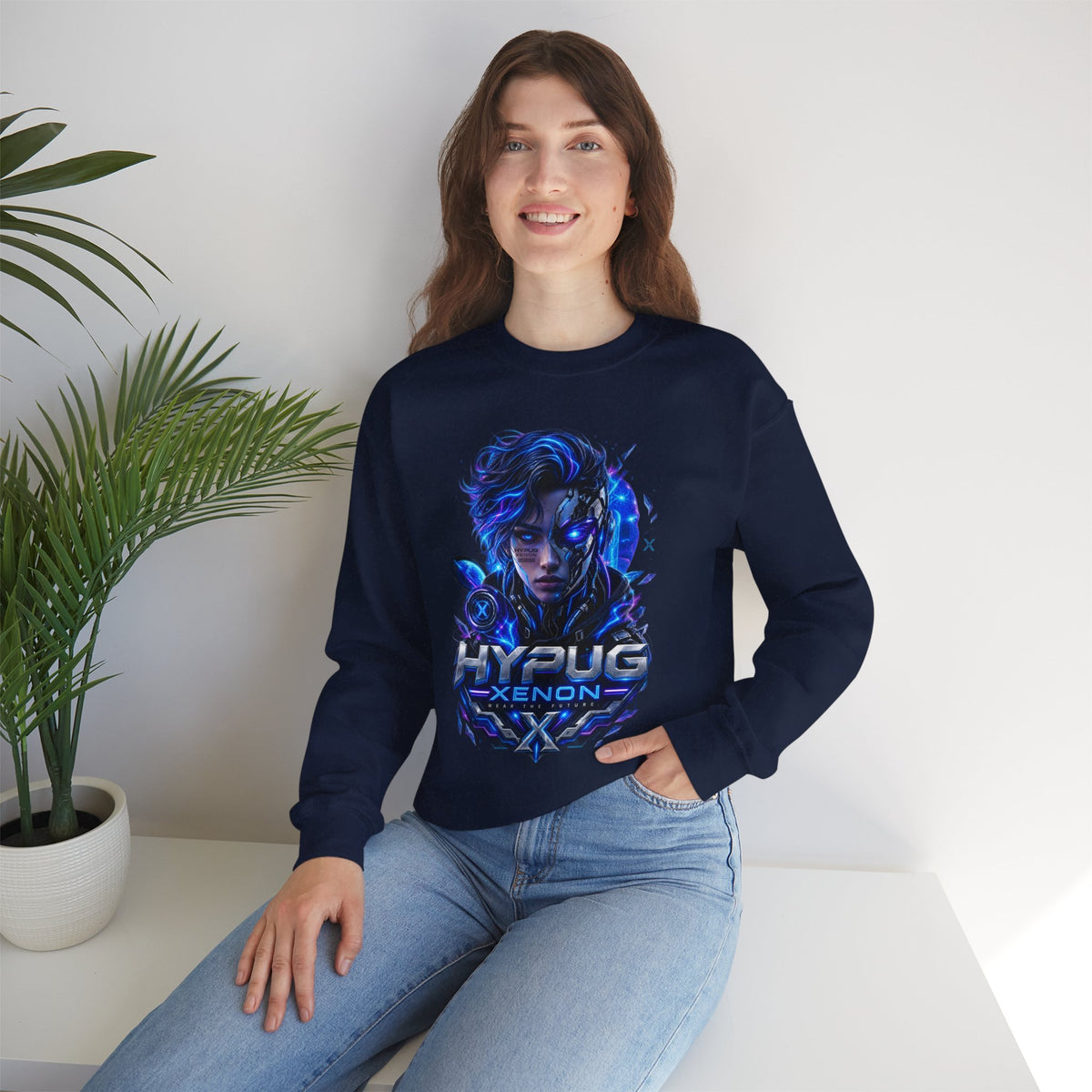 HYPUG XENON — DIGITAL FLUX SWEATSHIRT