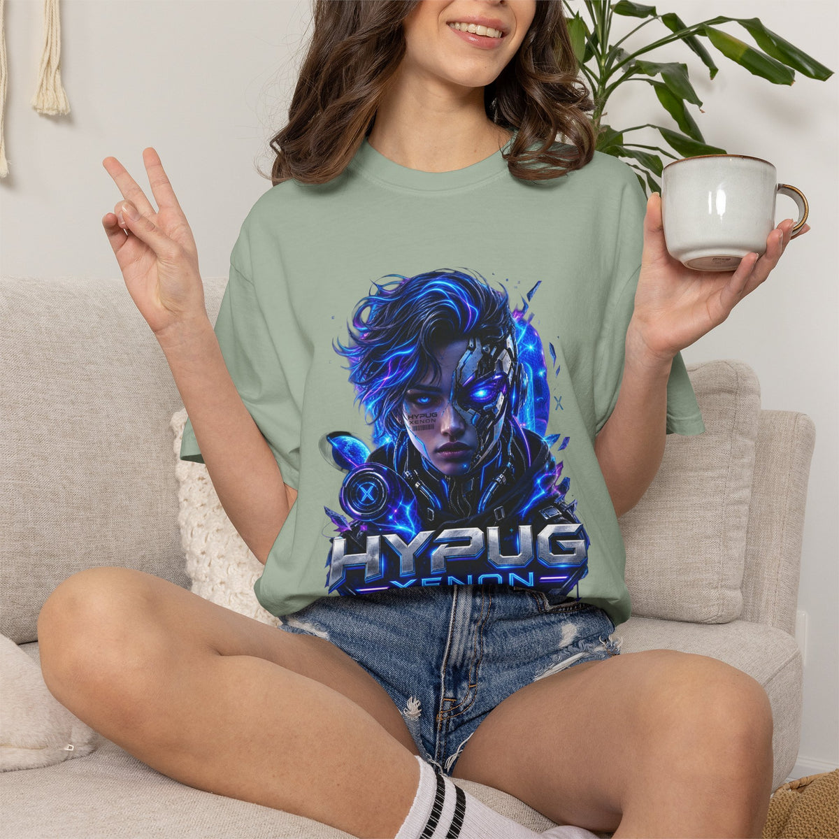 HYPUG XENON — DIGITAL FLUX T-SHIRT