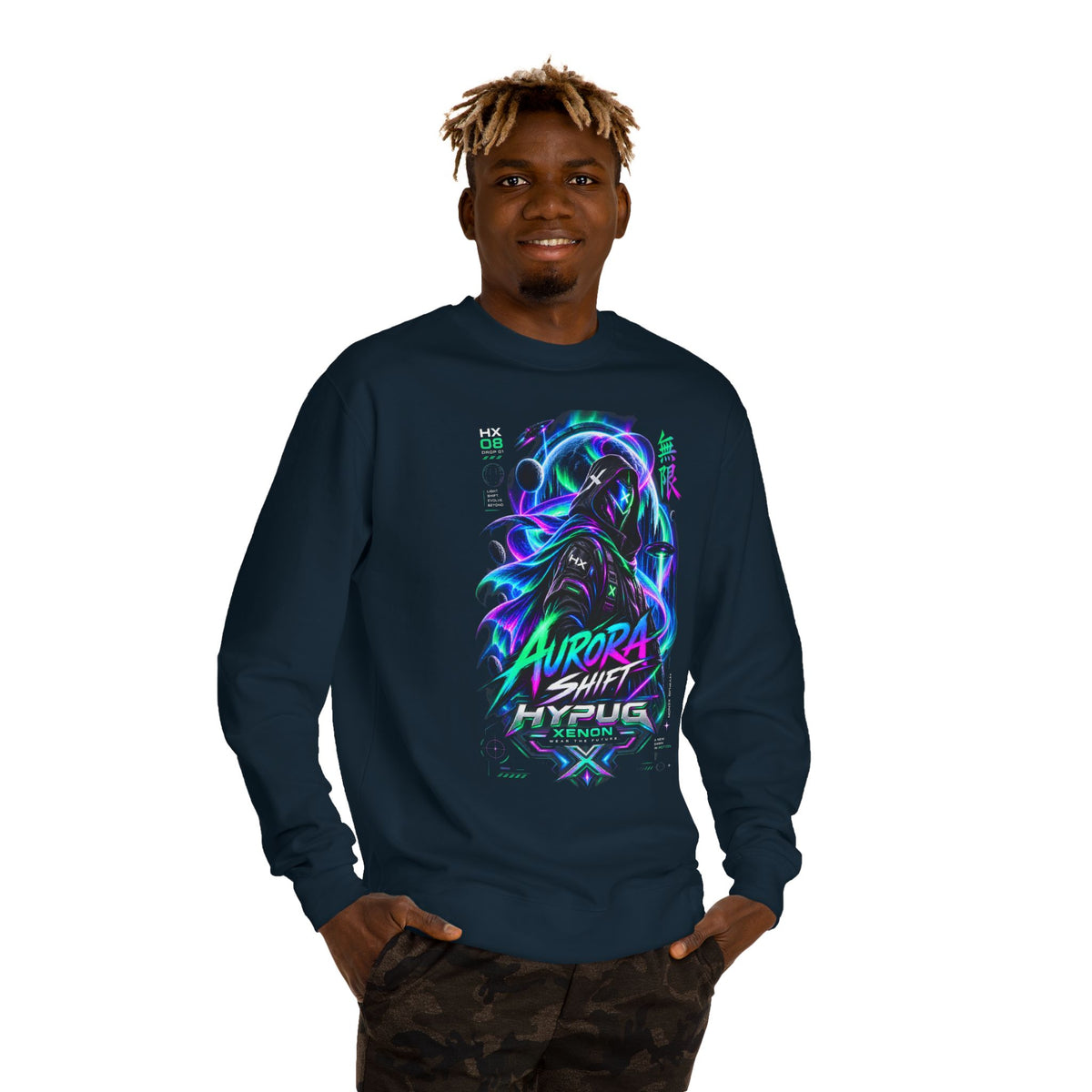 HYPUG XENON Aurora Shift — Drop 01 Sweatshirt