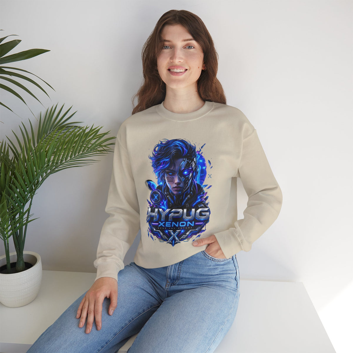 HYPUG XENON — DIGITAL FLUX SWEATSHIRT
