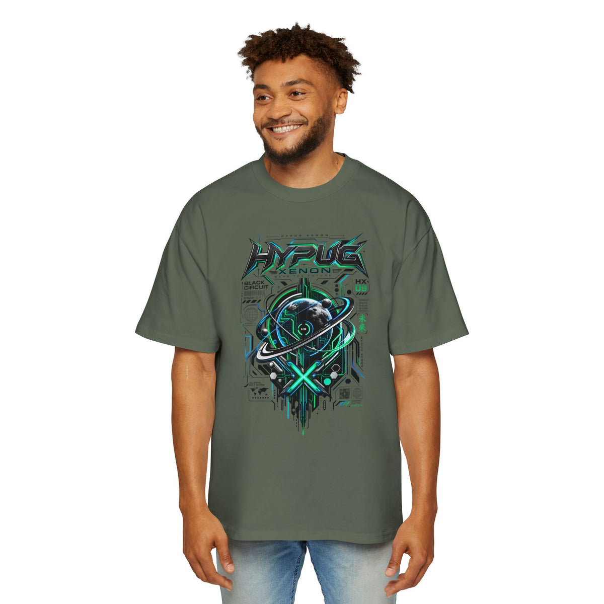 HYPUG XENON BLACK CIRCUIT T-Shirt — DROP 01