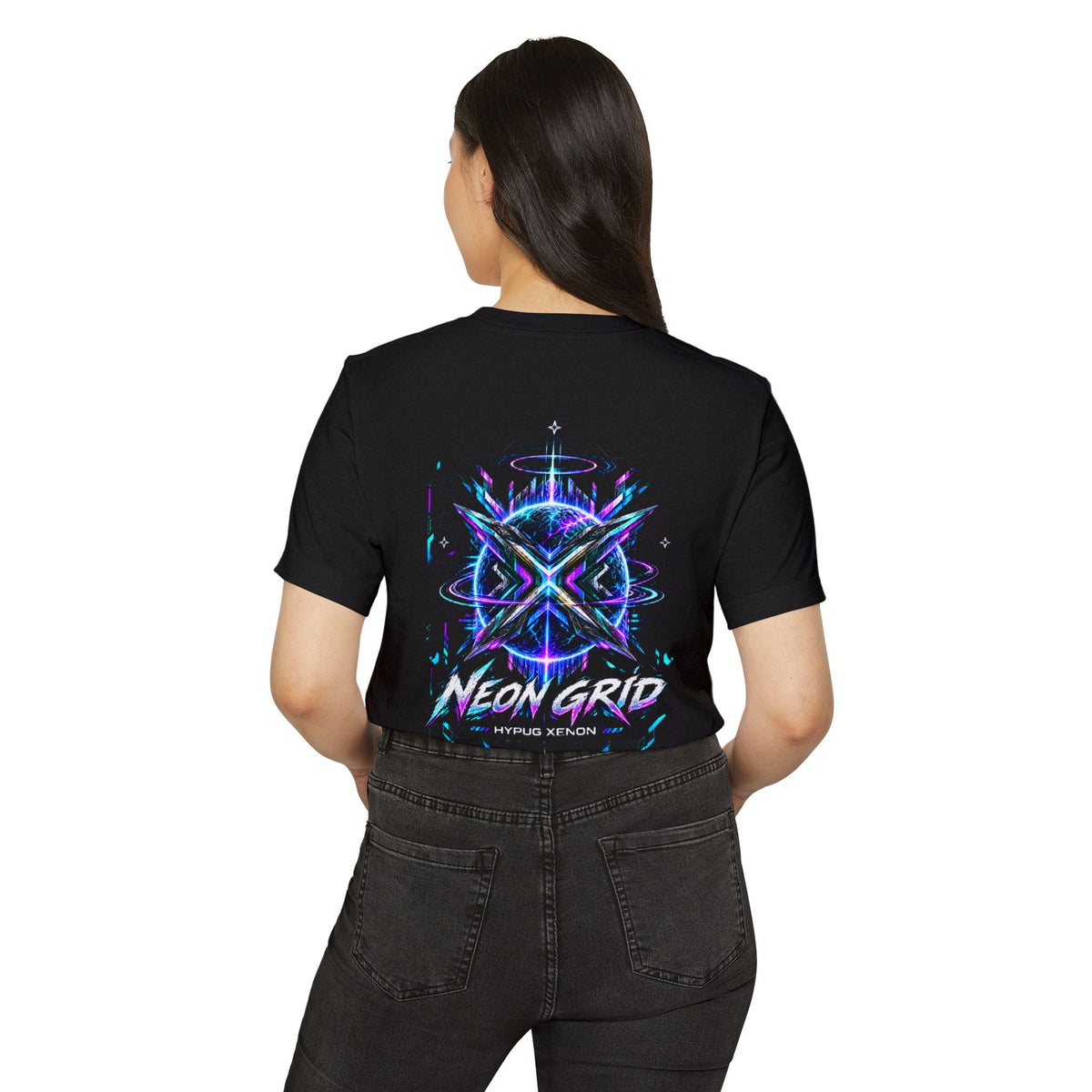 HYPUG XENON Neon Grid T-Shirt — Drop 01