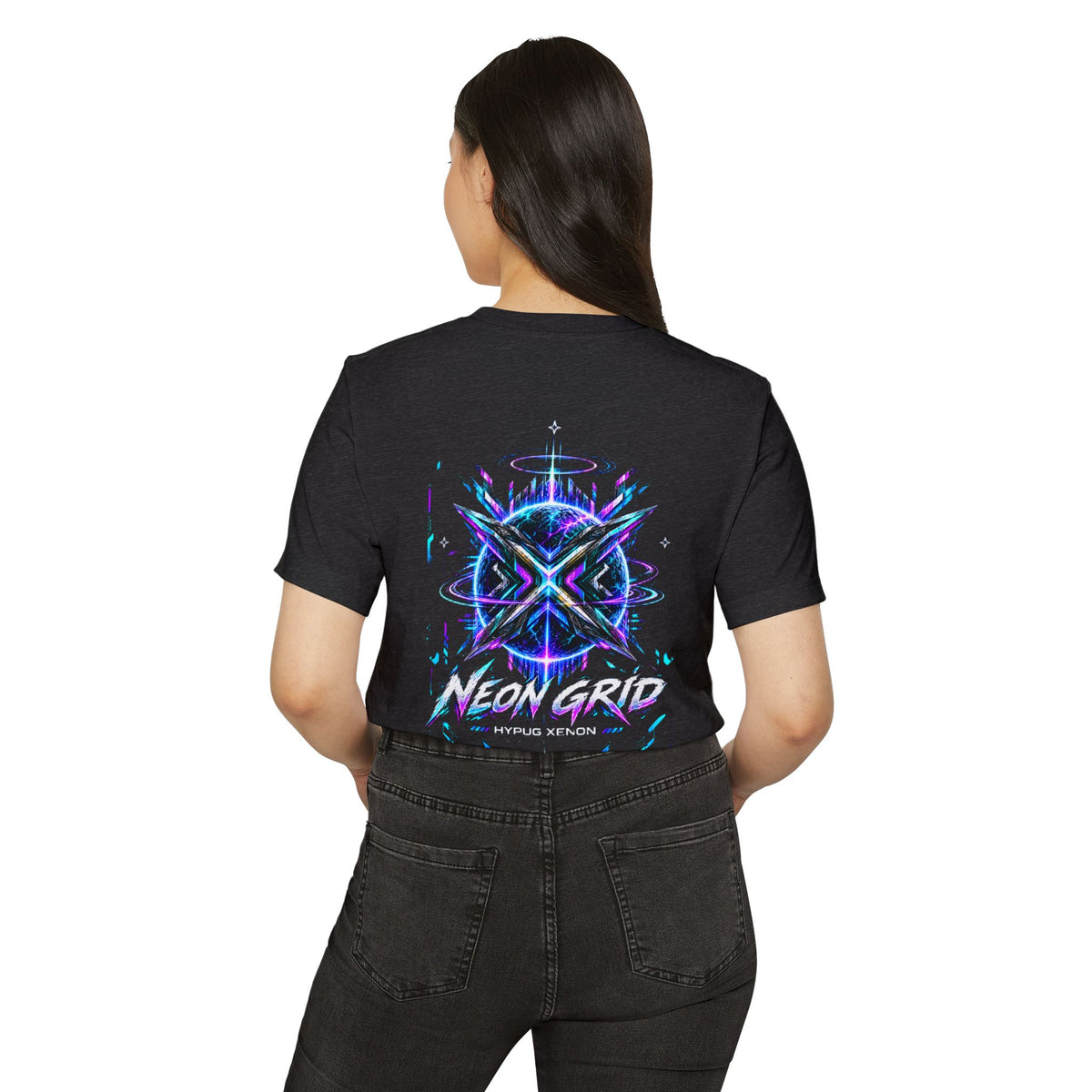 HYPUG XENON Neon Grid T-Shirt — Drop 01