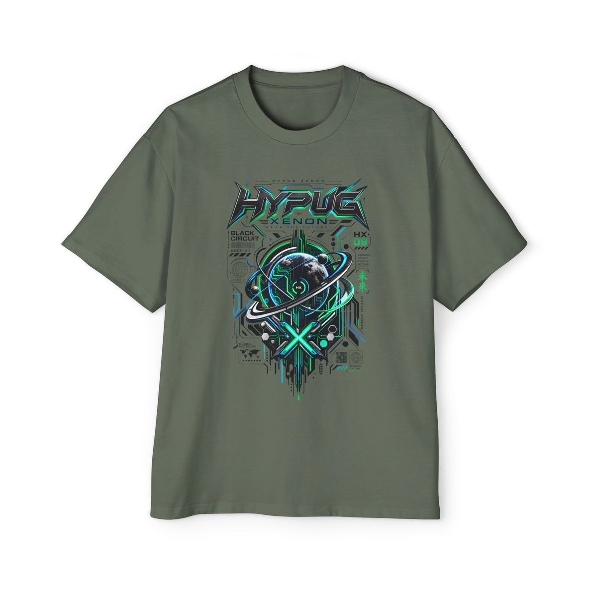 HYPUG XENON BLACK CIRCUIT T-Shirt — DROP 01