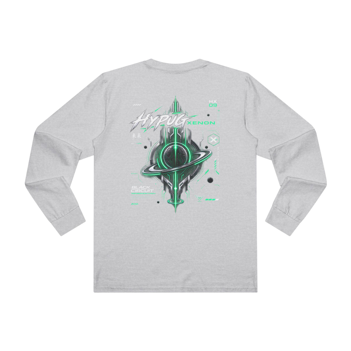 HYPUG XENON BLACK CIRCUIT Long-Sleeve Shirt — DROP 01