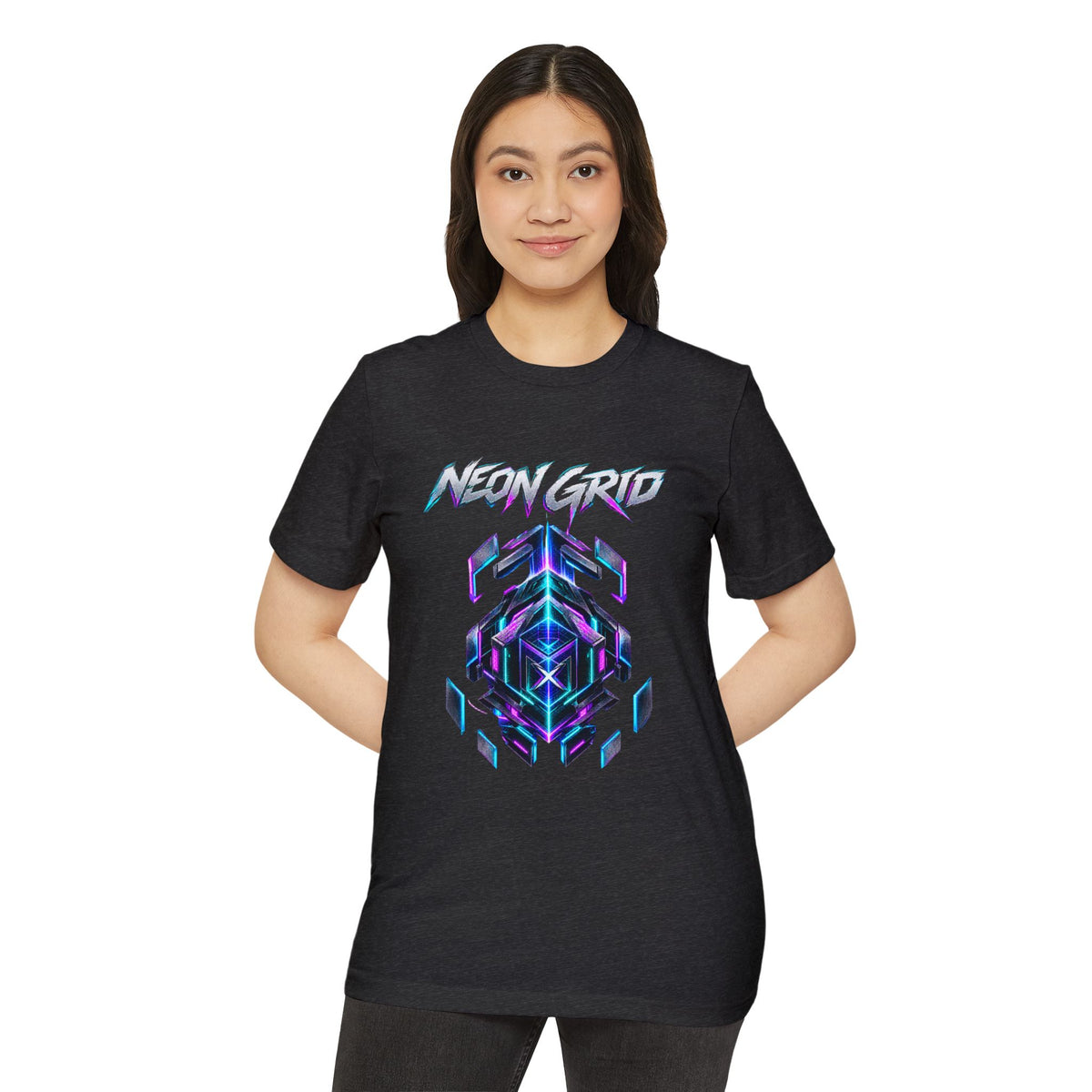 HYPUG XENON Neon Grid T-Shirt — Drop 01