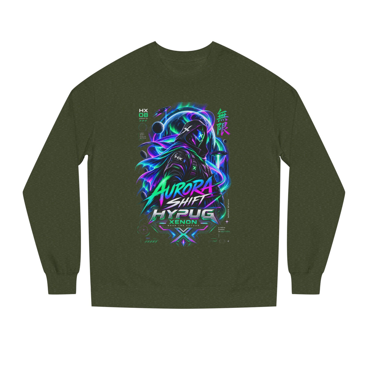HYPUG XENON Aurora Shift — Drop 01 Sweatshirt