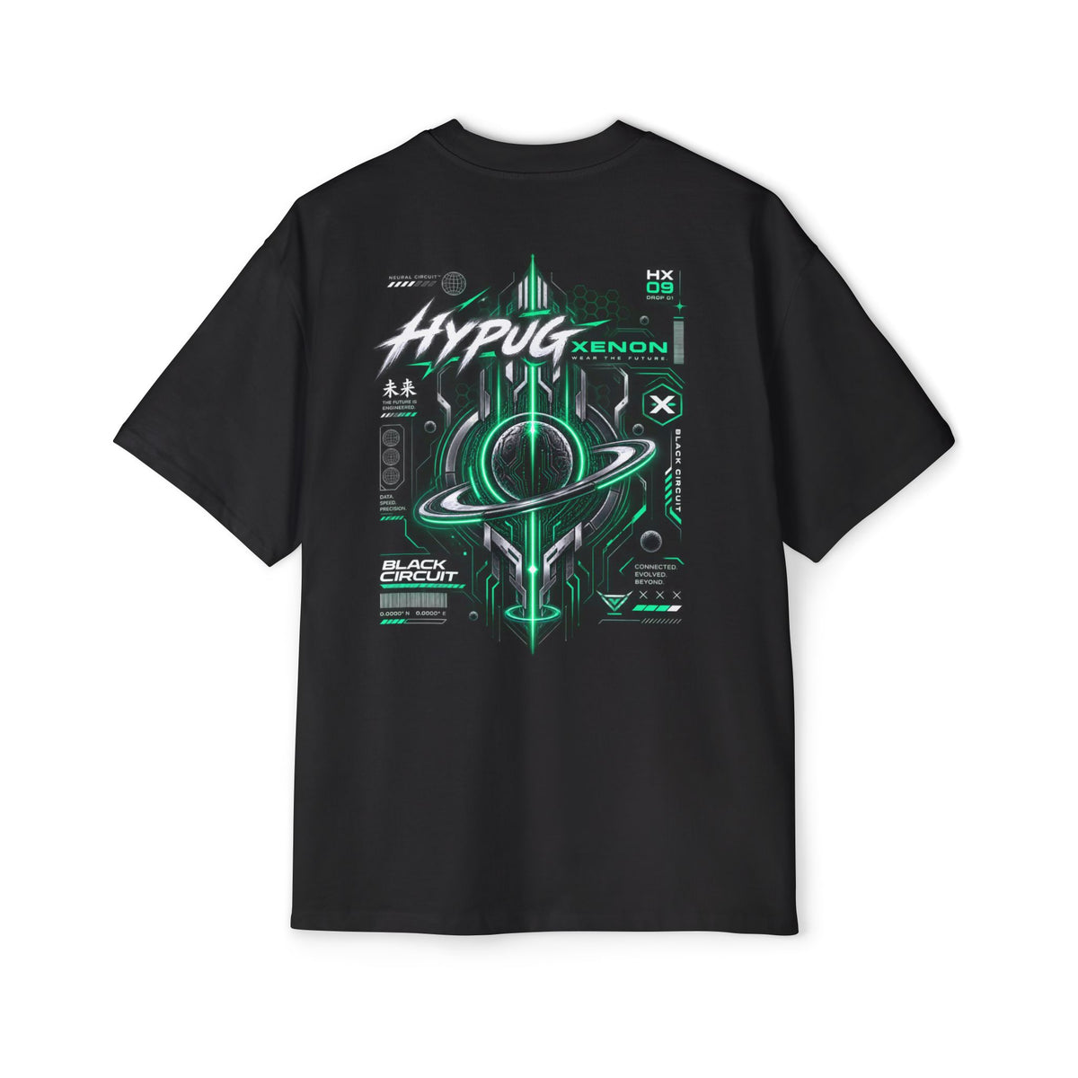 HYPUG XENON BLACK CIRCUIT T-Shirt — DROP 01