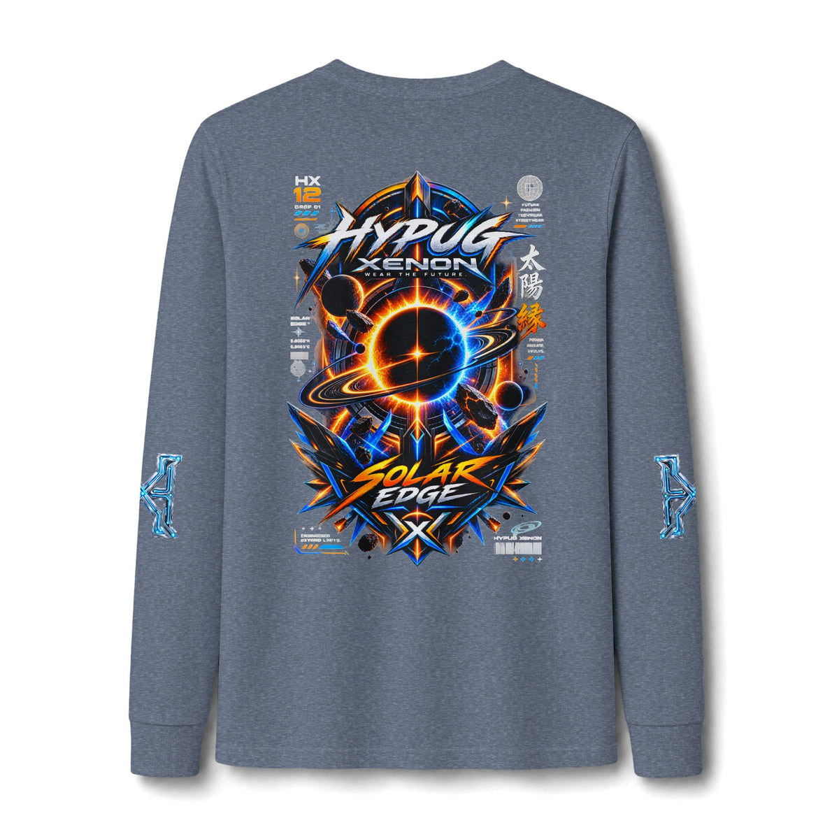 HYPUG XENON SOLAR EDGE Long Sleeve Tee — DROP 01