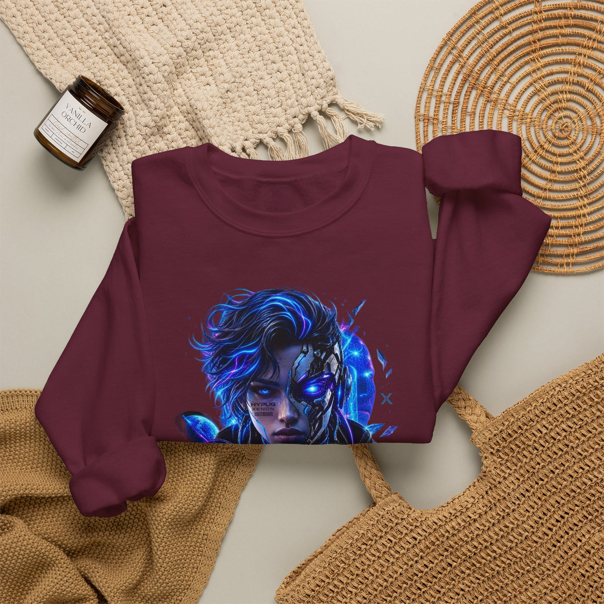 HYPUG XENON — DIGITAL FLUX SWEATSHIRT
