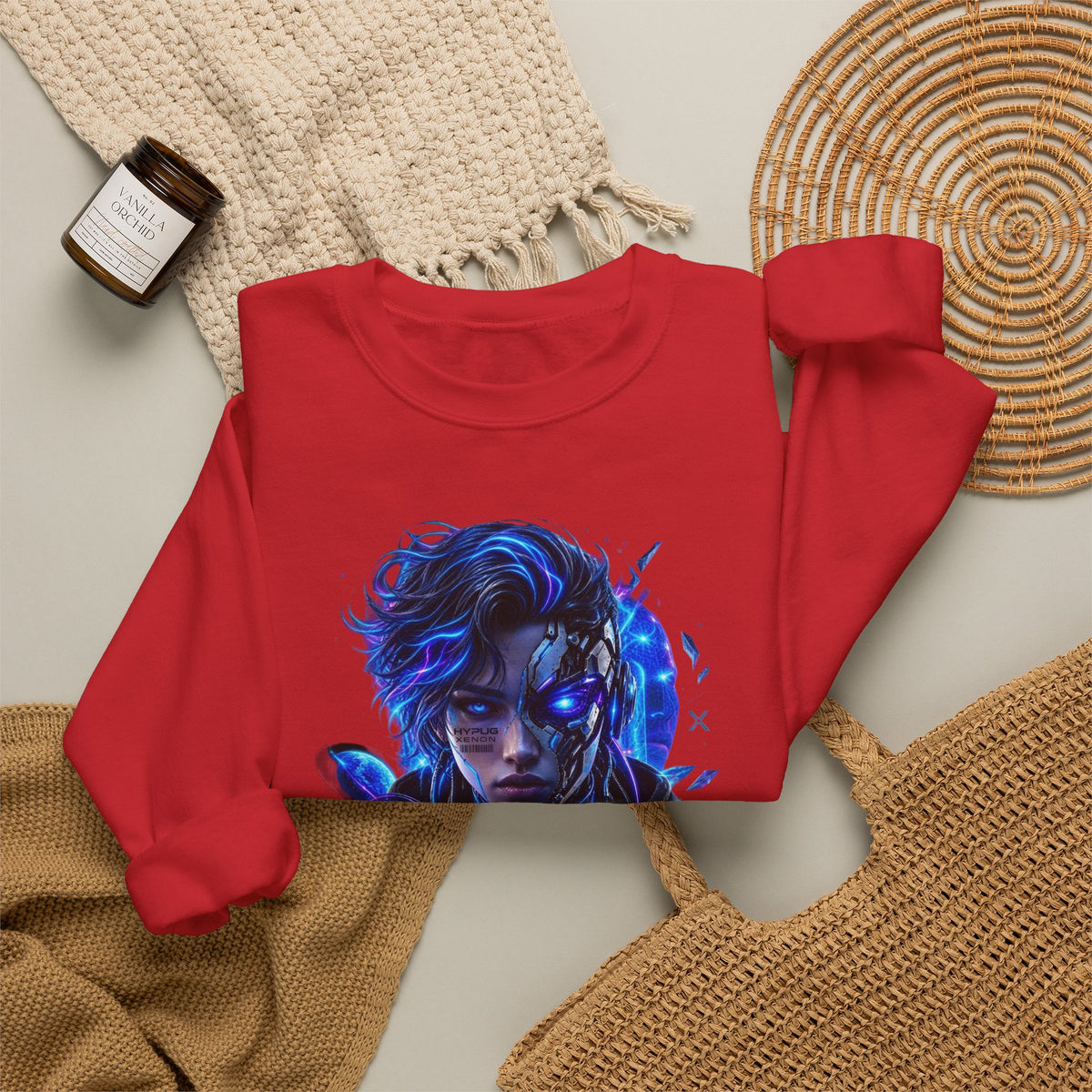 HYPUG XENON — DIGITAL FLUX SWEATSHIRT