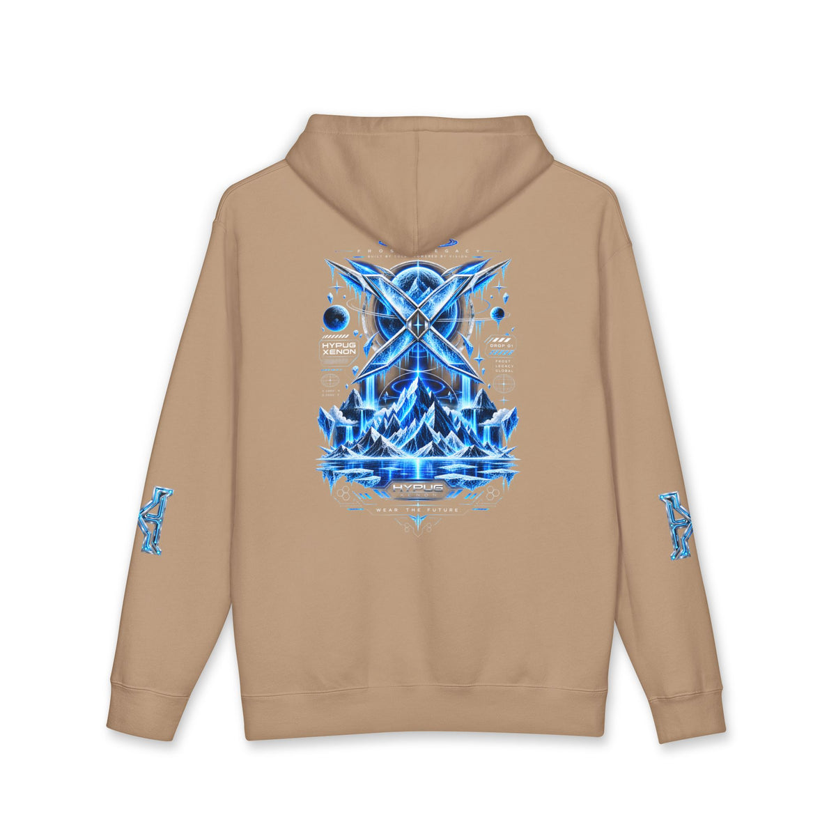 HYPUG XENON  Hoodie  Frost Legacy™ — Drop 01