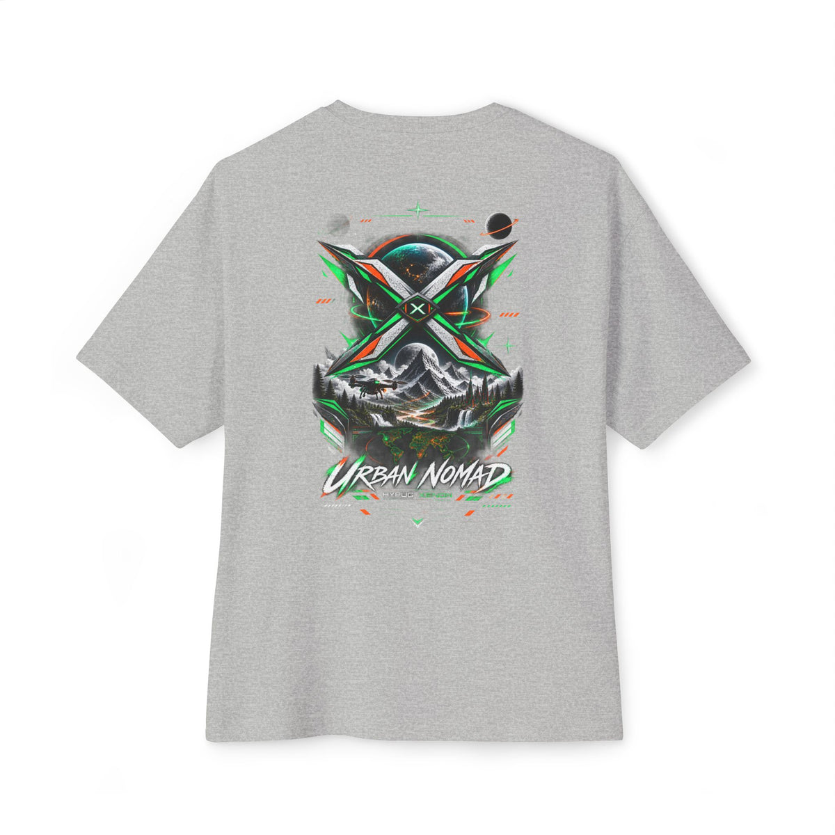 Urban Nomad Graphic Tee — HYPUG Xenon Mountain Explorer Design