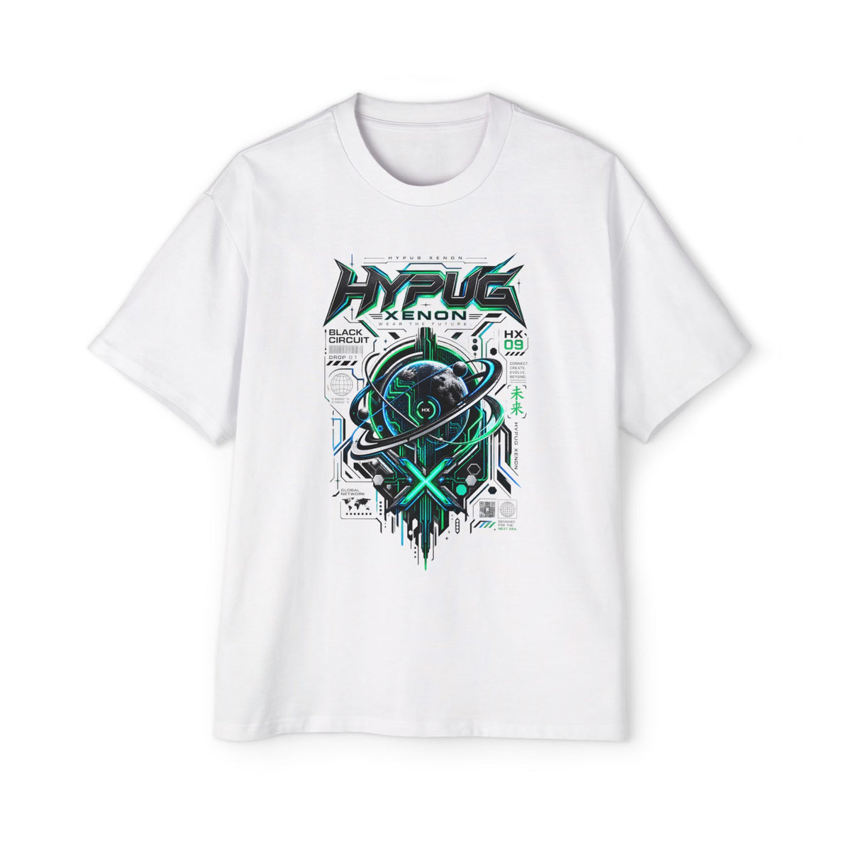 HYPUG XENON BLACK CIRCUIT T-Shirt — DROP 01