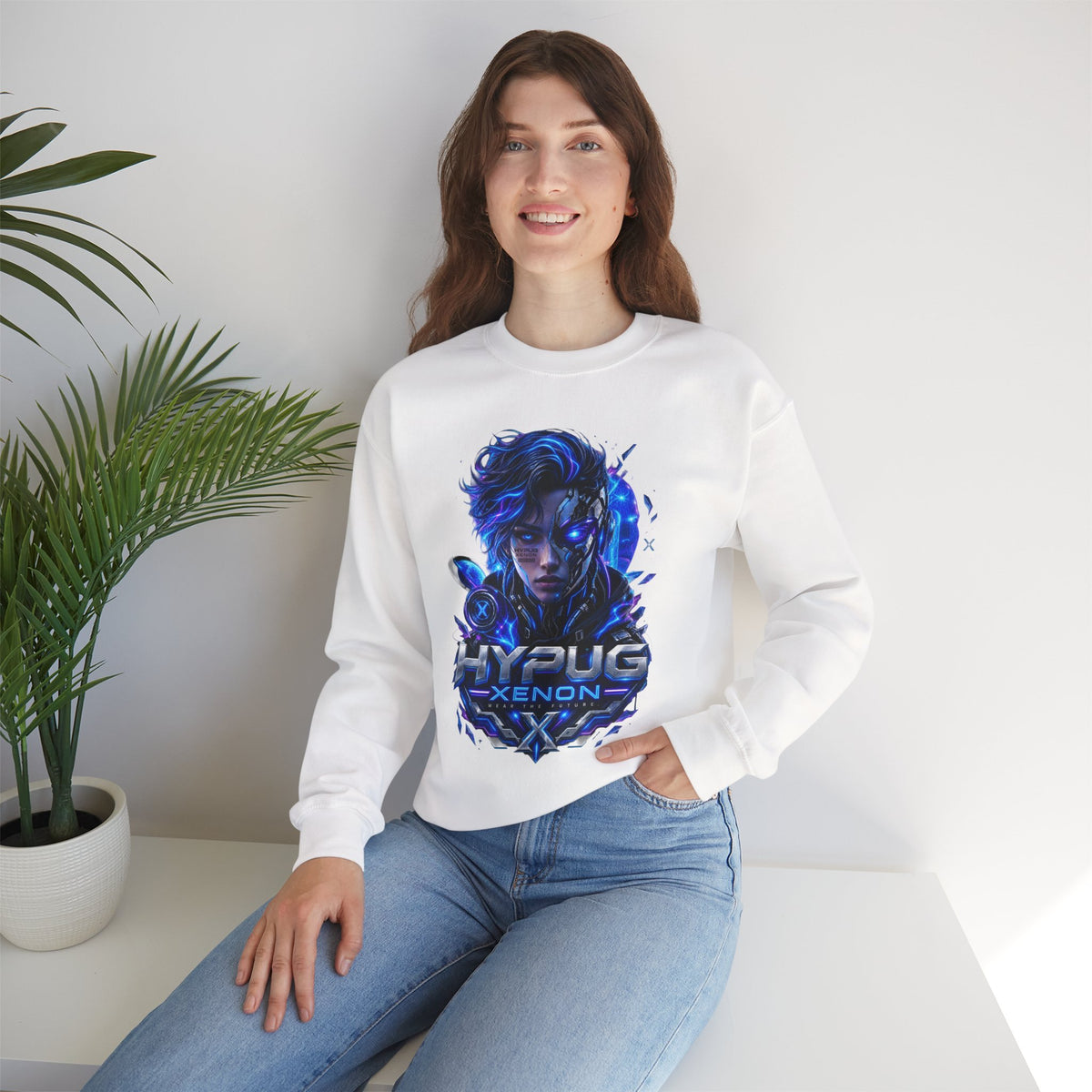 HYPUG XENON — DIGITAL FLUX SWEATSHIRT