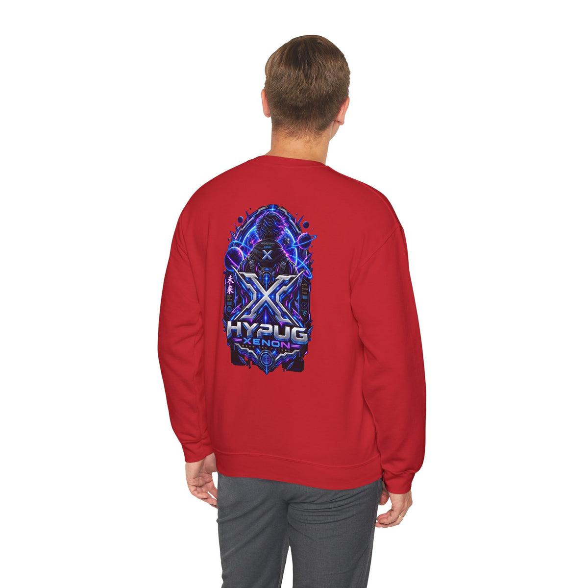 HYPUG XENON — DIGITAL FLUX SWEATSHIRT