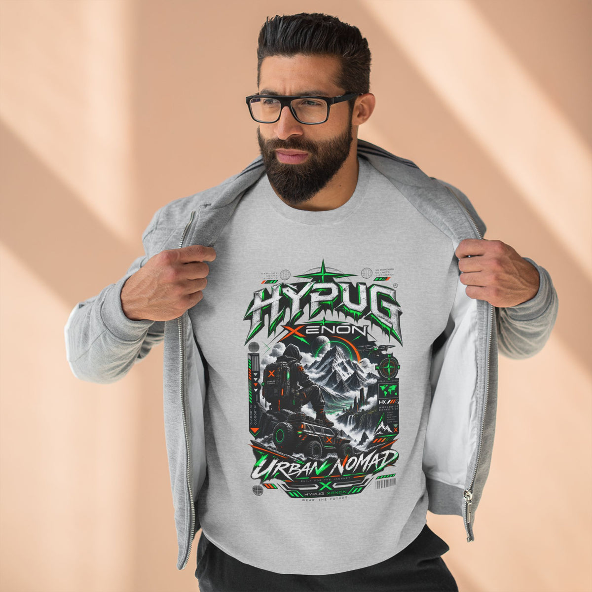 Hypug Xenon - Urban Nomad Sweatshirt — Drop 01