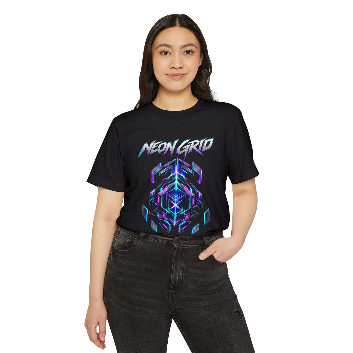 HYPUG XENON Neon Grid T-Shirt — Drop 01