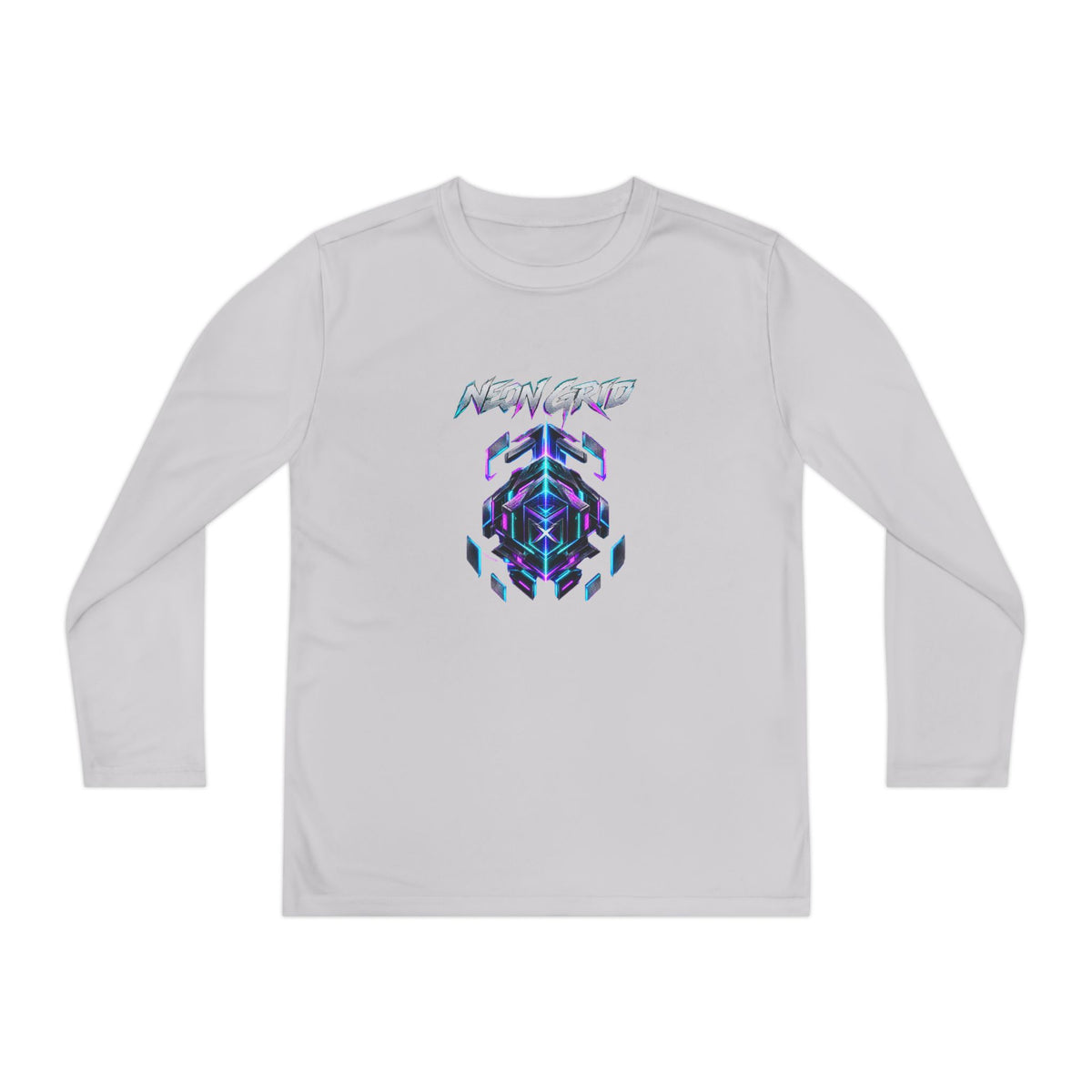 HYPUG XENON Neon Grid Long Sleeve Shirt — Drop 01