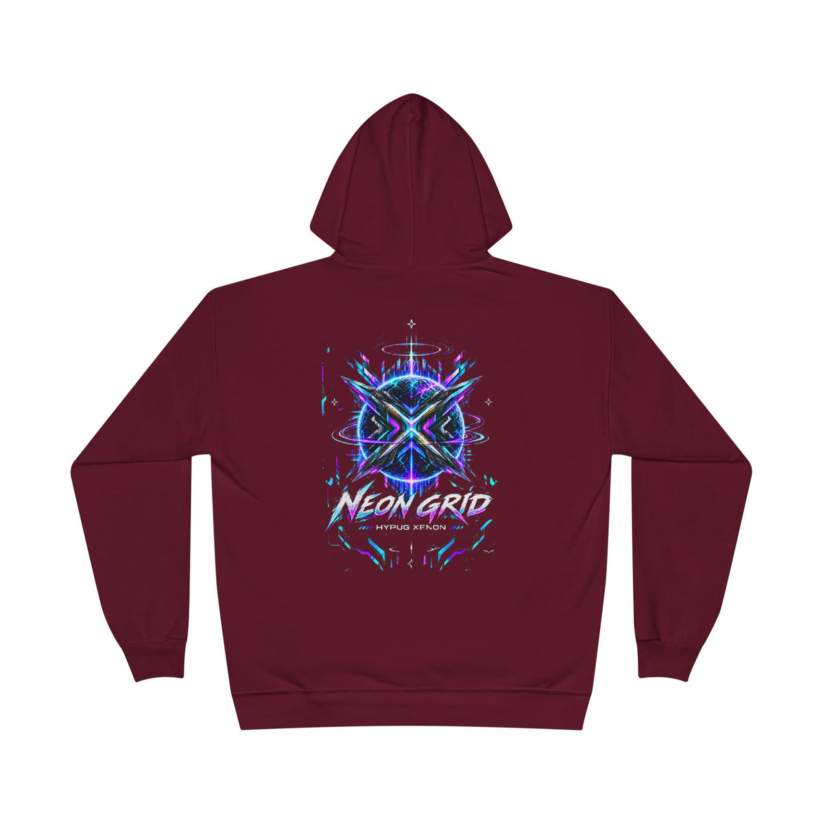 HYPUG XENON Neon Grid Hoodie — Drop 01