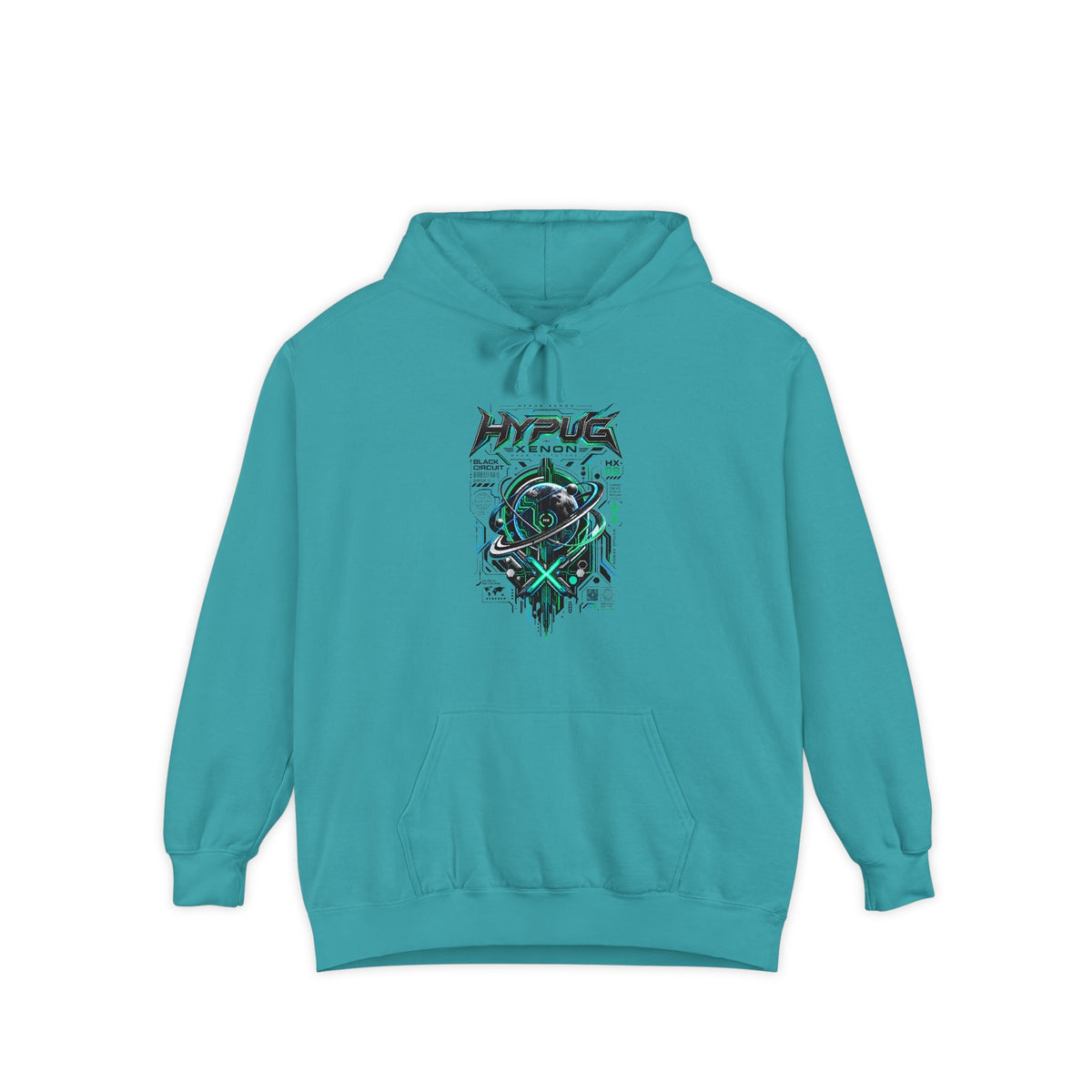 HYPUG XENON BLACK CIRCUIT Hoodie — DROP 01