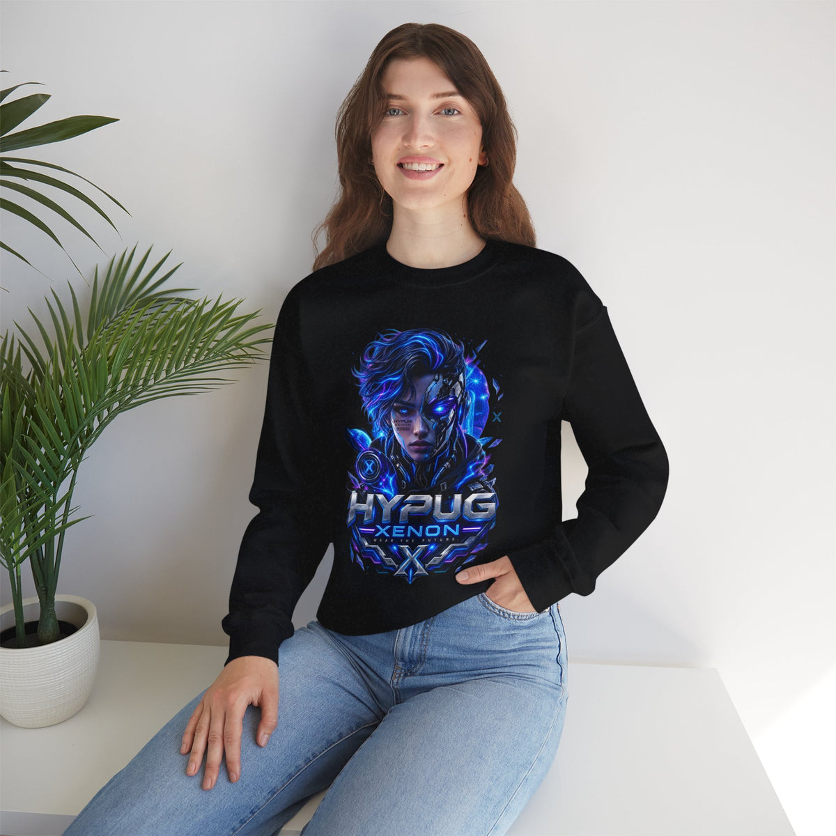 HYPUG XENON — DIGITAL FLUX SWEATSHIRT