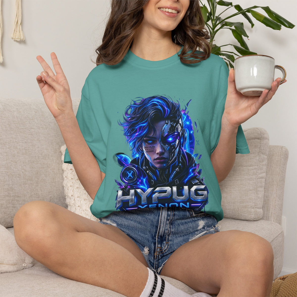 HYPUG XENON — DIGITAL FLUX T-SHIRT