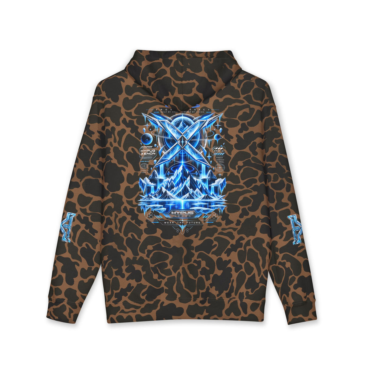 HYPUG XENON  Hoodie  Frost Legacy™ — Drop 01