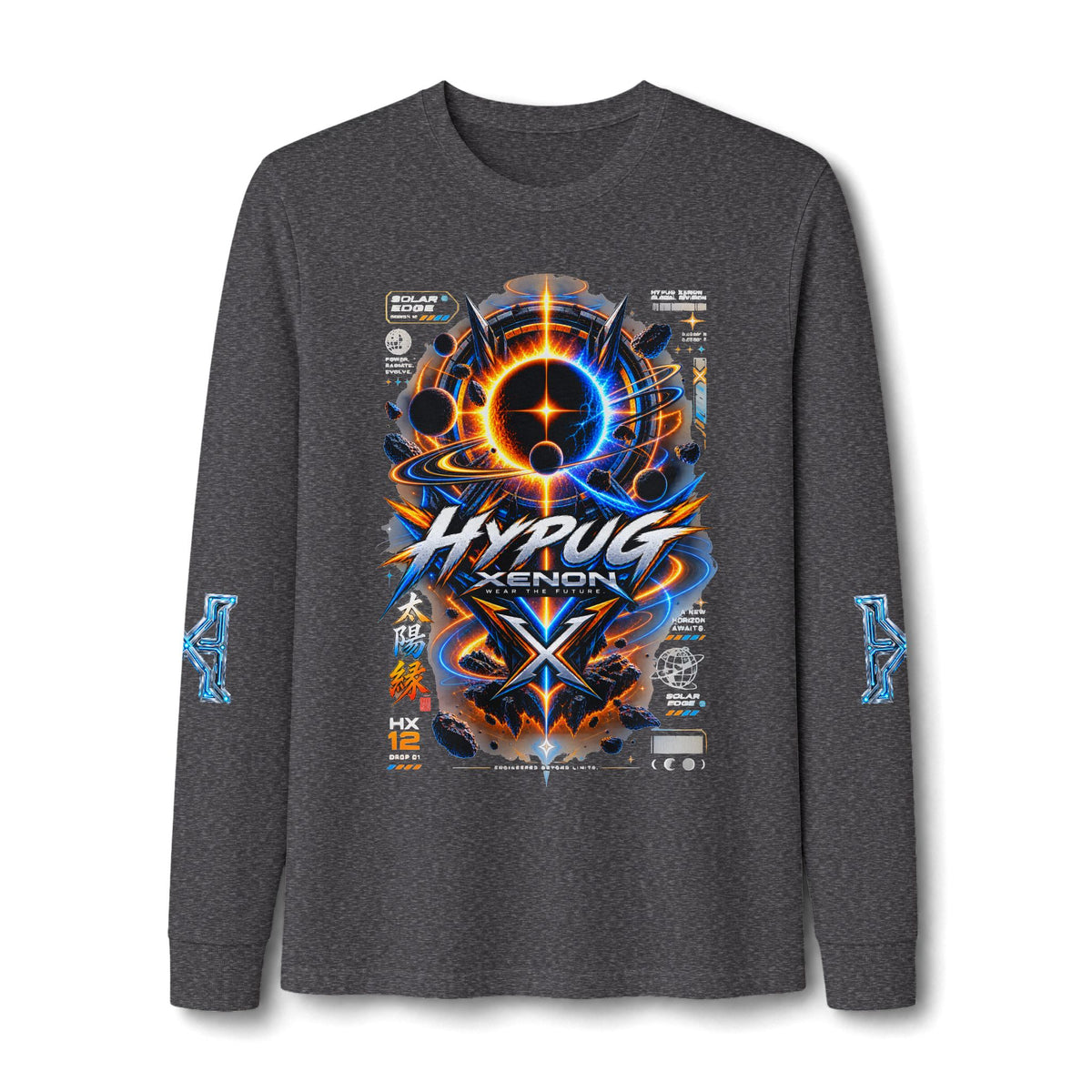 HYPUG XENON SOLAR EDGE Long Sleeve Tee — DROP 01