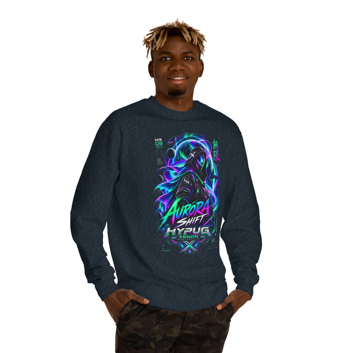 HYPUG XENON Aurora Shift — Drop 01 Sweatshirt